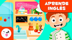 Vocabulario en inglés listas de vocabulario en inglés. Cocina Vocabulario De Ingles Para Ninos Objetos Del Hogar Youtube