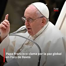 FuserNews | En una carta dirigida a Klaus Schwab, presidente del Foro  Económico Mundial, que se realiza en Davos, Suiza, el papa Francisco instó  este… | Instagram