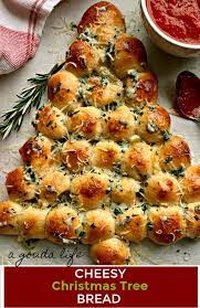 Cheesy Christmas Tree Bread From Pizza Dough A Gouda Life Recipe Christmas Food Dinner Christmas Tree Bread Christmas Cooking