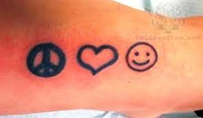 Like the milkweed symbolizing happiness through the grieving time of the holocaust. Peace Love Happiness Chinese Symbol Tattoos