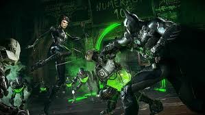Commercial usage of these riddler arkham knight 2v hd wallpaper is prohibited. Batman Batman Arkham Knight Gotham City Catwoman The Riddler Hd Wallpaper Wallpaperbetter