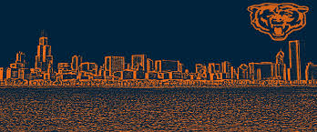 Chicago bears helmet wallpapers bing images. Chicago Bears Background Orange Skyline Png