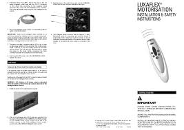 For more unique styles visit our website. Luxaflex Motorisation Installation Guide