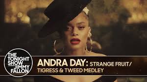 Andra hoffman was elected to the los angeles community college district (laccd) board of trustees in march of 2015 and was elected president of the board on . Andra Day Cineastische Performance Andra Day Singt Strange Fruit Tigress Tweed Bei Fallon Warner Music Germany