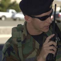 US Air Force (USAF) STAFF Sergeant (SSGT) Christopher Campbell of the 366th  Communication Squadron (CS), 366th Fighter Wing (FW), Mountain Home Air  Force Base (AFB), Idaho (ID), carries his mobility equipment into