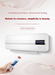 This wall heater is quick and easy to install as well and can either be surface mounted or recess mounted depending on the features of your room. Energy Saving Wall Mounted Air Conditioner Portable Heating Fan Home Timing Free Installation Remote Control Wifi Thermostat Air Conditioners Aliexpress