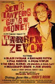 Provided to youtube by rhino/elektralawyers, guns and money (2007 remaster) (live) · warren zevonstand in the fire℗ 2007 elektra entertainment. Critics At Large Send Lawyers Guns Money A Live Concert Tribute To Warren Zevon At Hugh S Room June 19