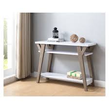 The Iohomes Ennis Transitional Console Table Is The Perfect Table To Place Near The Entrywa Contemporary Console Table White Console Table Furniture Of America