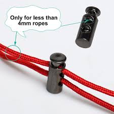 (2) total ratings 2, $10.75 new. 40pcs Spring Cord Locks Plastic End Clip Stoppers Fastener Double Holes Rope Toggle Slider Metal Black Walmart Canada