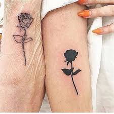 Relationship matching rose tattoos for couples. 60 Meaningful Unique Match Couple Tattoos Ideas Tattoos For Daughters Matching Tattoos Trendy Tattoos