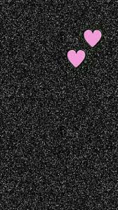 Sparkles And Hearts Wallpaper Pink Wallpaper Iphone Cute Black Wallpaper Android Wallpaper Black