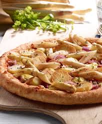 Spargel Pizza Mit Kartoffeln Rezept Rezepte Lebensmittel Essen Spargel Pizza
