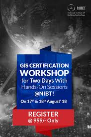 2 Days Gis Certification Training Nibt Nashik Train Certificate Nashik