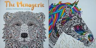The Menagerie Animal Portraits To Colour A Review Colouring In The Midst Of Madness