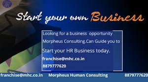 Morpheus Human Consulting Is Offering An Opportunity To Start Your Own Business In Re In 2020 Business Opportunities Franchise Opportunities Starting Your Own Business