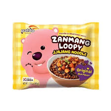 Paldo Zanmang Loopy JJajang Original Noodles In Black Suace