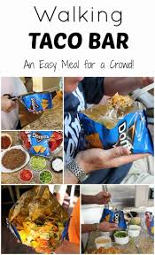 And two, all of the ingredients can be chopped, diced, sliced, and prepped ahead of time so it's ready the moment your guests walk. How To Make Walking Tacos Princess Pinky Girl