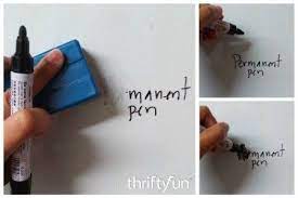 Cleaning Permanent Marker Off A Dry Erase Board Remove Permanent Marker Permanent Marker Markers