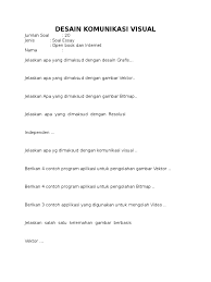 We did not find results for: Soal Tes Desain Komunikasi Visual Jawabanku Id