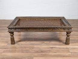 Alibaba.com adds glamor to your furniture with designer & luxurious antique indian door coffee table. Antique Indian Window Grate Made Into A Coffee Table With Metal Sheathing Coffee Table Indian Table Indian Coffee Table