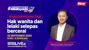 Merotan anak bagi tujuan mengasuh jelas terkeluar daripada pengertian ini, katanya. Sinar Harian Live Hak Wanita Dan Lelaki Selepas Bercerai Facebook