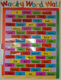 Wacky Word Wall Have A Word Wall Where Your Students Can Put Any Word They Don T Know On It Instead Of Havin Phonics Wall Word Wall Primary Classroom Displays