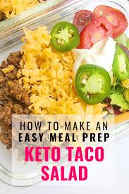Keto Taco Salad Easy Keto Ground Beef Recipe Megan Seelinger Coaching Recipe Keto Meal Prep Keto Taco Salad Keto Recipes Easy