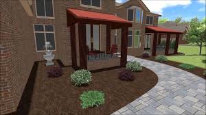 Front Backyard Landscape Beautification Outdoor Lounge Balcony P Backyard Landscaping Backyard Patio