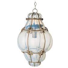 Italian Blown Glass Pendant Lighting Vintage Hand Blown Seguso Murano Glass Cage Pendant Light At Cage Pendant Light Ceiling Pendant Lights Antique Lanterns