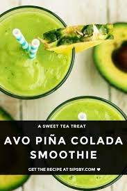 Avo Pina Colada Smoothie Pina Colada Smoothie Tea Infusion Recipes Tea Health Benefits