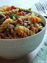 Italian Tuna Pasta Salad Cozy Country Living Recipe Tuna Salad Pasta Italian Tuna Tuna Pasta