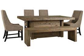 Dining room sets with bench and chairs. Sommerford Dining Table And 4 Chairs And Bench Set Ashley Furniture Homestore