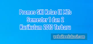 Dan mts madrasah tsanawiyah prota promes tik kelas 9 ktsp semester 1 dan 2 tsanawiyah (mts madrasah tsanawiyah (mts) prota (program tahunan) ski mts kelas 7 sem 1 dan 2.doc prosem ski mts kelas 8 semester 1 dan 2.doc perangkat pembelajaran madrasah tsanawiy (1) prota ski mts kelas 9 semester 1 & 2.doc materi sejarah kls x 2. Promes Ski Kelas 9 Kurikulum 2013 Tahun 2021 2022