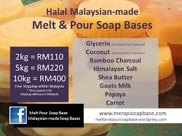 Melt soap base in a double boiler, or you can use. Melt And Pour Soap Base Malaysia Soap Base Soap Goat Milk