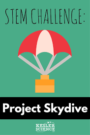 Design And Create A Parachute That Is Safe And Accurate For Your New Skydiving Business En Stem Challenges Middle School Science Activities Stem Middle School