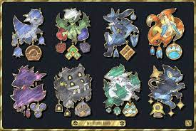 Sinnoh Gym Badges Pokemon Badges Pokemon Pokemon Gym Badges