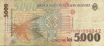 How much is 16 us dollar in moldovan leu? 5 000 Lei Romania Numista
