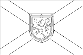 Its provincial capital is halifax. Coat Of Arms Outline Nova Scotia Google Search Flag Coloring Pages Coloring Pages California Flag