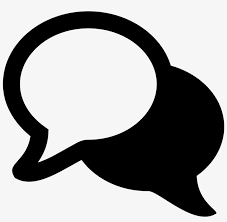 Chat Icons Png Image Library - Message Icon Black And White ...