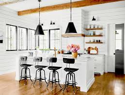 While in some cases, white is substituted by mellow colors like beige, off white, cream or soft shades of yellow, powdery blues, cool gray and lavender. 23 Farmhouse Kitchen Ideas To Steal Better Homes Gardens