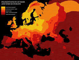Blonde Hair And Blue Eyes Map European Map Historical Maps Europe Map