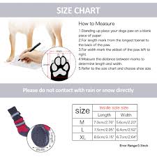 Speedy Pet Waterproof Dog Boots Durable Anti Slip Sole Warm Paw Protector Dog Shoes With Safe Reflective Strip 4 Pcs