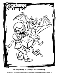 Scholastic Books Goosebumps Coloring Page Coloring Pages Lego Coloring Pages Cartoon Coloring Pages