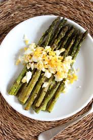 Roasted Asparagus With Hard Boiled Eggs And Lemon Dijon Dressing Roasted Asparagus Asparagus Roasted Asparagus Lemon