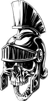 Skull army helmet military war hero bones tattoo death biker gang motorcycle club grim logo.svg.png clipart vector cricut. Black And White Graphic Human Skull Stock Vector Colourbox