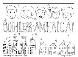 Browse the pdf files below to print and color your own coins. God Bless America Coloring Page