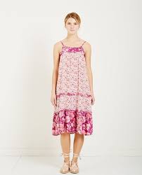 Spell The Gypsy Winona Strappy Dress Berry Garmentory