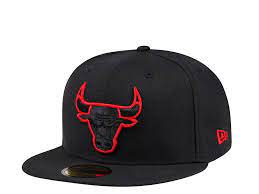 Mitchell & ness chicago bulls hat, cap snapback 21183279 black (one size). New Era Chicago Bulls Red Pop Edition 59fifty Fitted Cap Topperzstore De