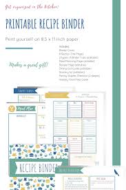 Recipe Binder Kit Recipe Sheets Shower Gift Cookbook Etsy In 2020 Recipe Binder Recipe Binder Kit Recipe Sheets
