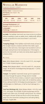 Thunder damage is distinct from lightning damage in the same way that thunder is different from lightning. Writing And Rolling Nyfellar Mammoth Gargantuan Elemental Unaligned